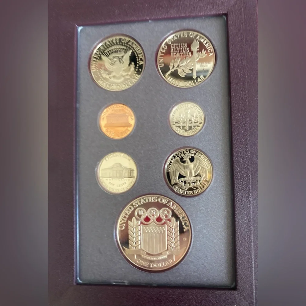 1992 US MINT OLYMPIC COIN SET - Picture 12 of 16